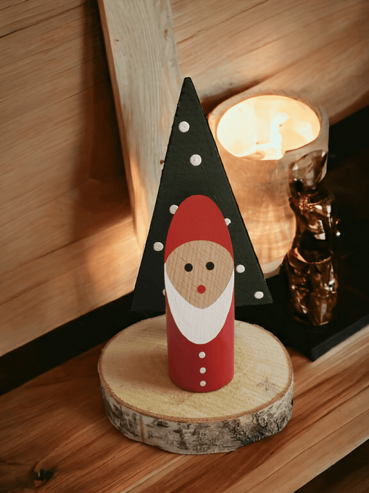 Tablette décorative de Noël en bois, best-seller fait main