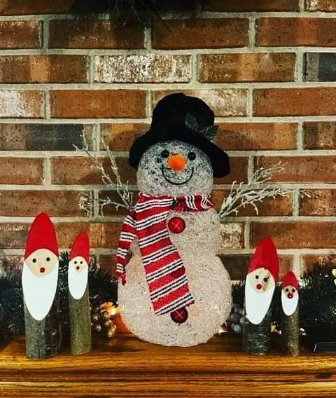 Décoration de Noël en bois Légende de Noël, photo envoyée par un client