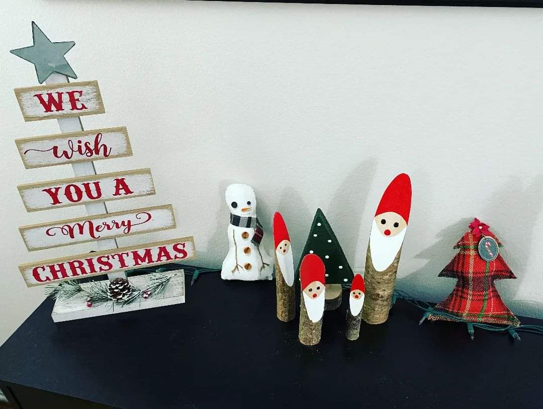 Décoration de Noël en bois Légende de Noël, photo envoyée par un client