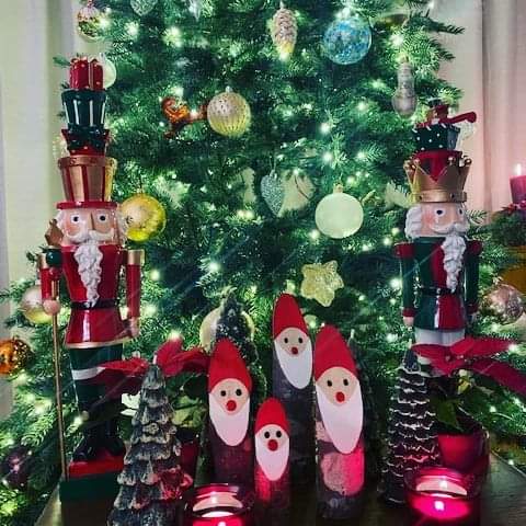Décoration de Noël en bois Légende de Noël, photo envoyée par un client