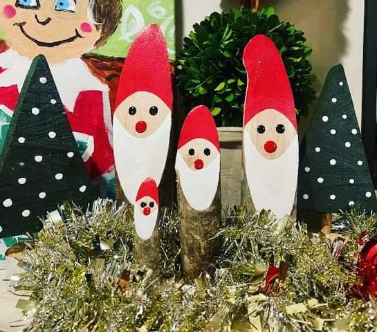 Décoration de Noël en bois Légende de Noël, photo envoyée par un client
