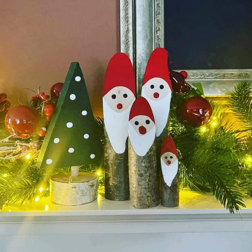 Décoration de Noël en bois Légende de Noël, photo envoyée par un client