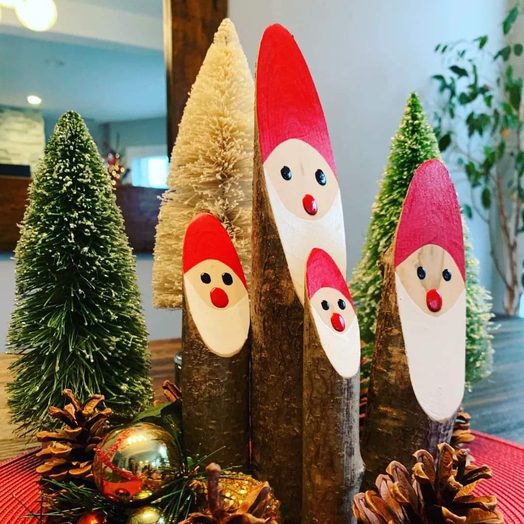 Décoration de Noël en bois Légende de Noël, photo envoyée par un client