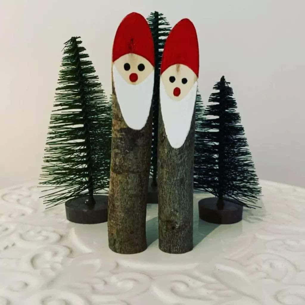 Décoration de Noël en bois Légende de Noël, photo envoyée par un client