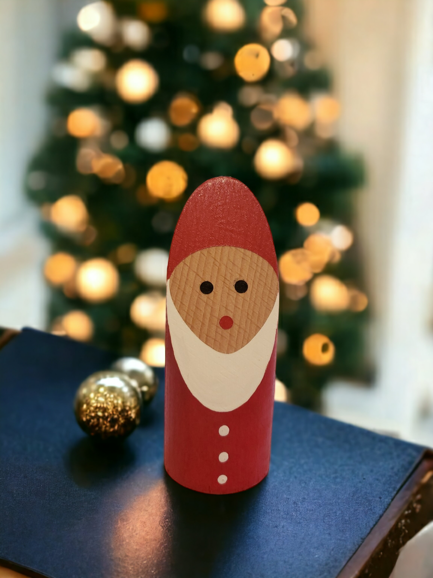 Petit père noël en bois